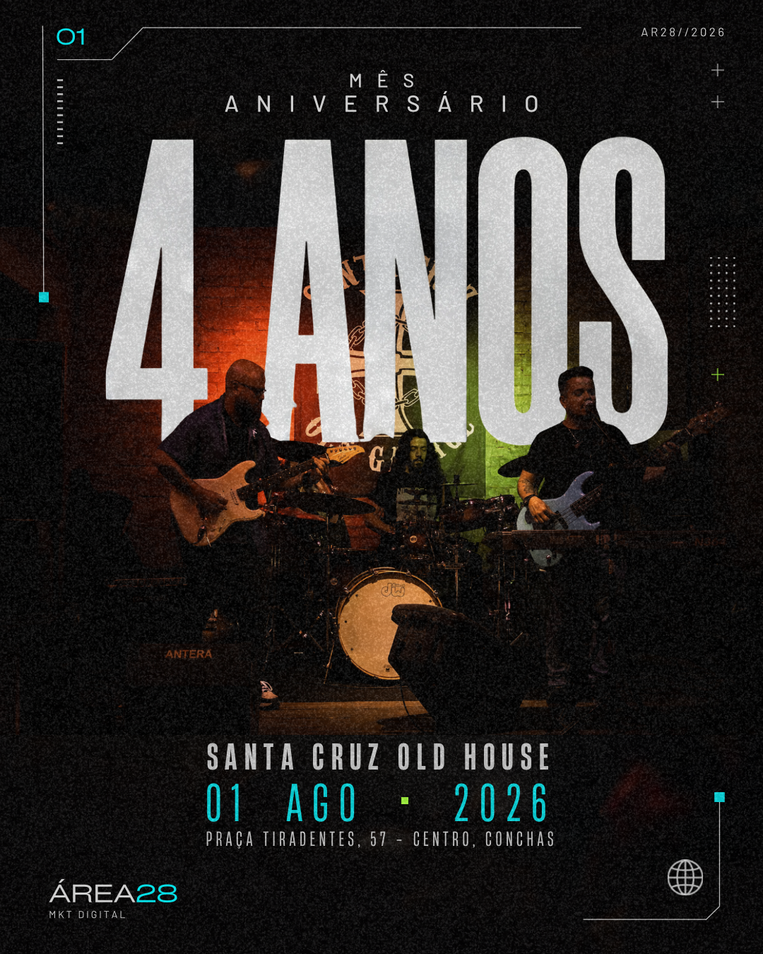 DESING - Aniversário de 4 anos do Santa Cruz